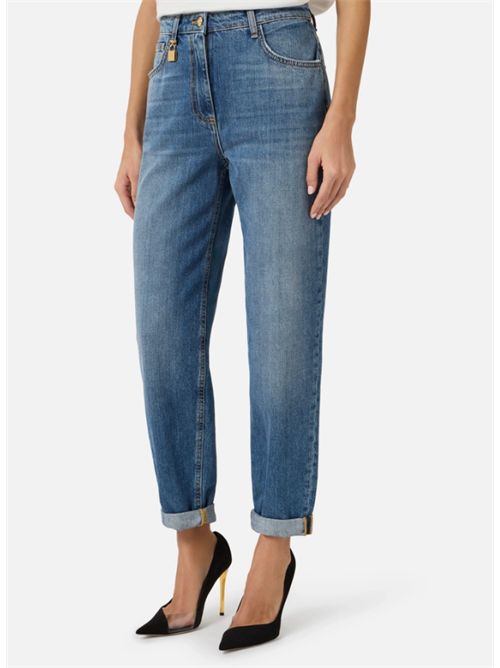 BALLOON JEANS ELISABETTA FRANCHI | PJ27D61E2139 blue vintage